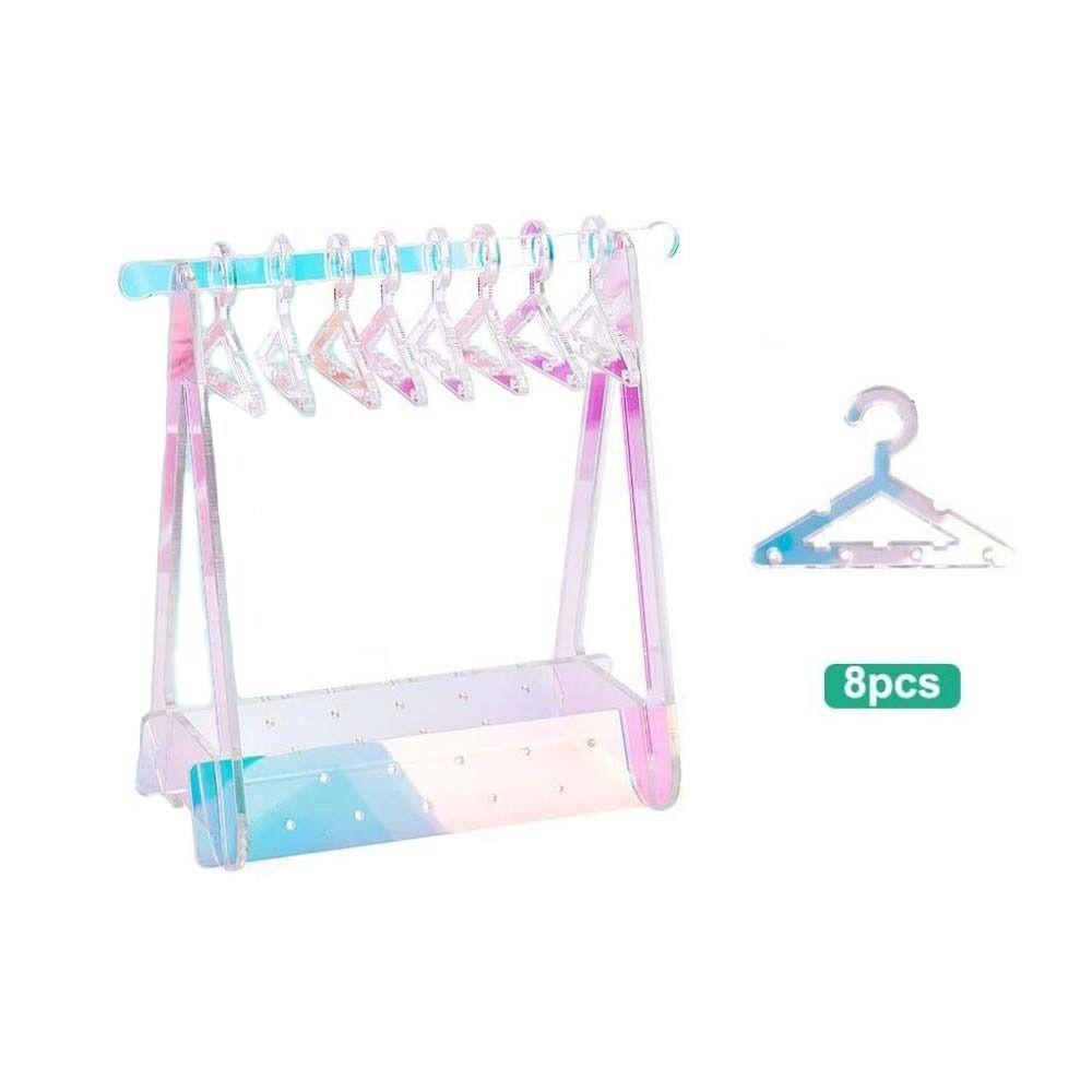 Acrylic Earring Rack Holder Colorful Jewelry Show Case Creative Jewelry Display Stand  Girls