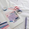 5pcs*5m Solid Color Bullet Journaling Adhesive Tapes Scrapbooking Sticker Masking Tapes Washi Tape Set Stationery Tapes
