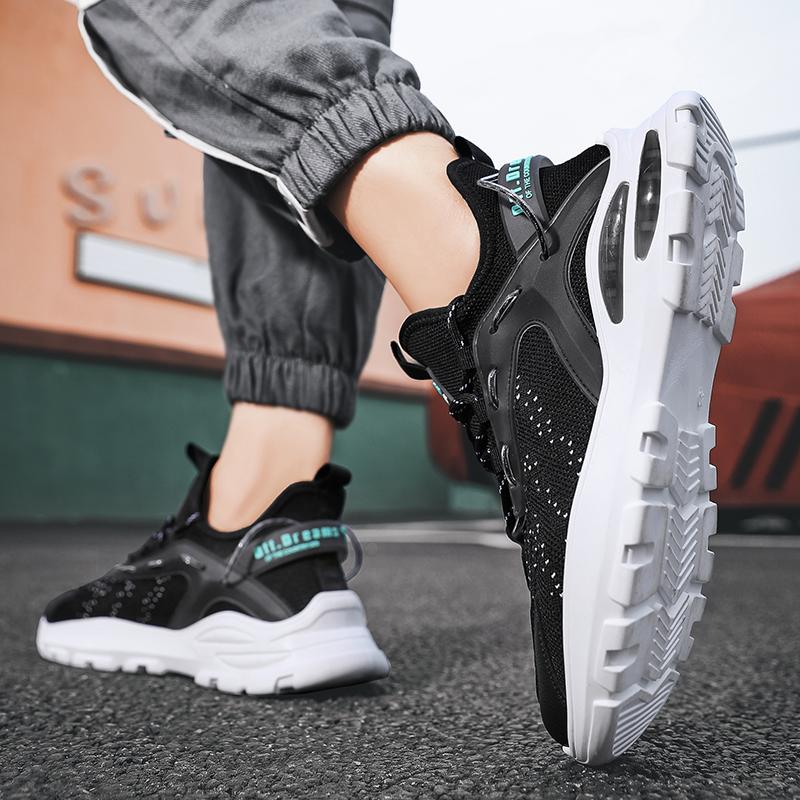 2022 Mesh Shoes Men Vulcanized Sneakers Summer Breathable Running Shoes Fashion Casual Walking Shoes Flat Shoes Tenis Masculino