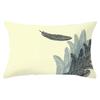 30X50cm Feather Pattern Printed Decorative Cushion Bedroom Living Room Backrest Home Rectangular Pillowcase