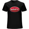 NOTEE Bugatti Racing Logo Heren T-shirt Zwart