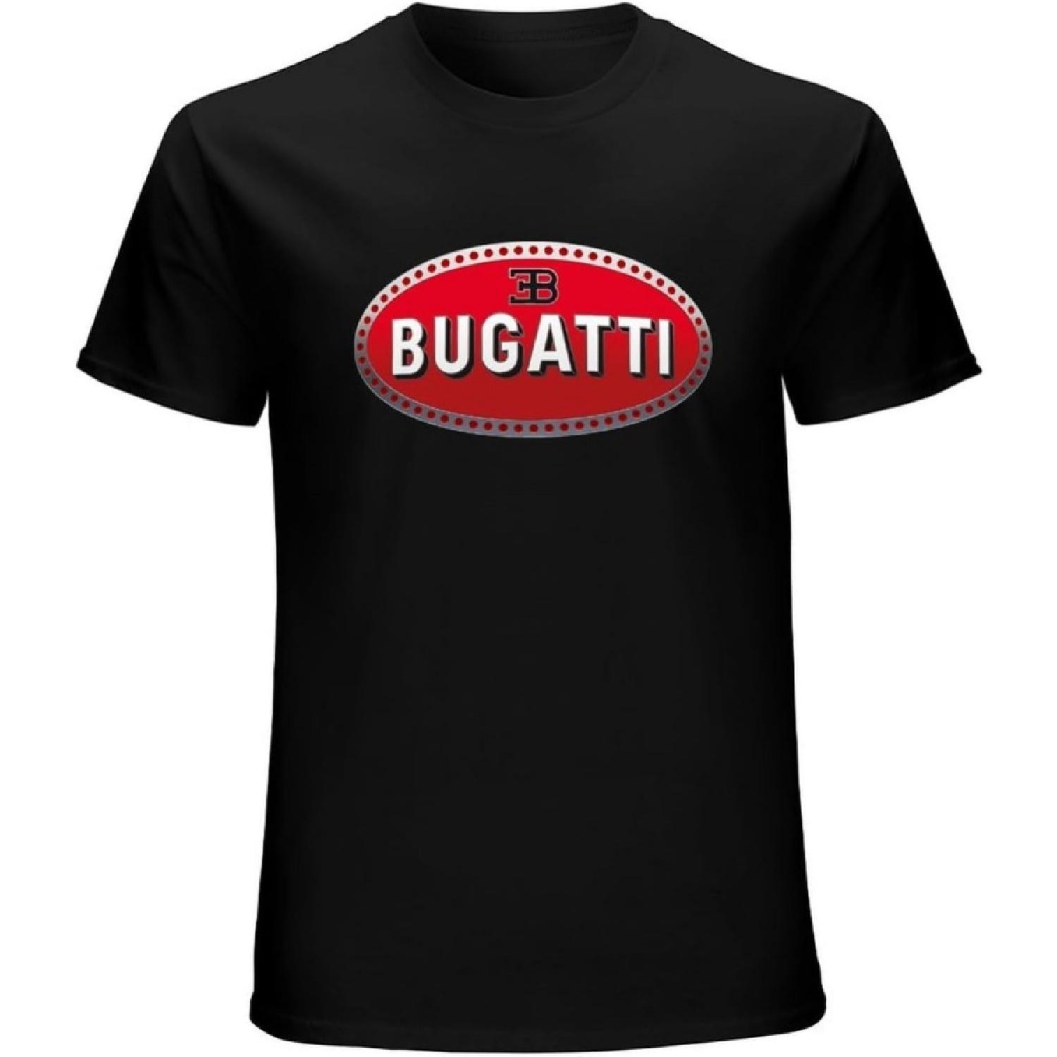 

NOTEE Bugatti Racing Logo Men s T Shirt Black XXXXXL різнокольоровий