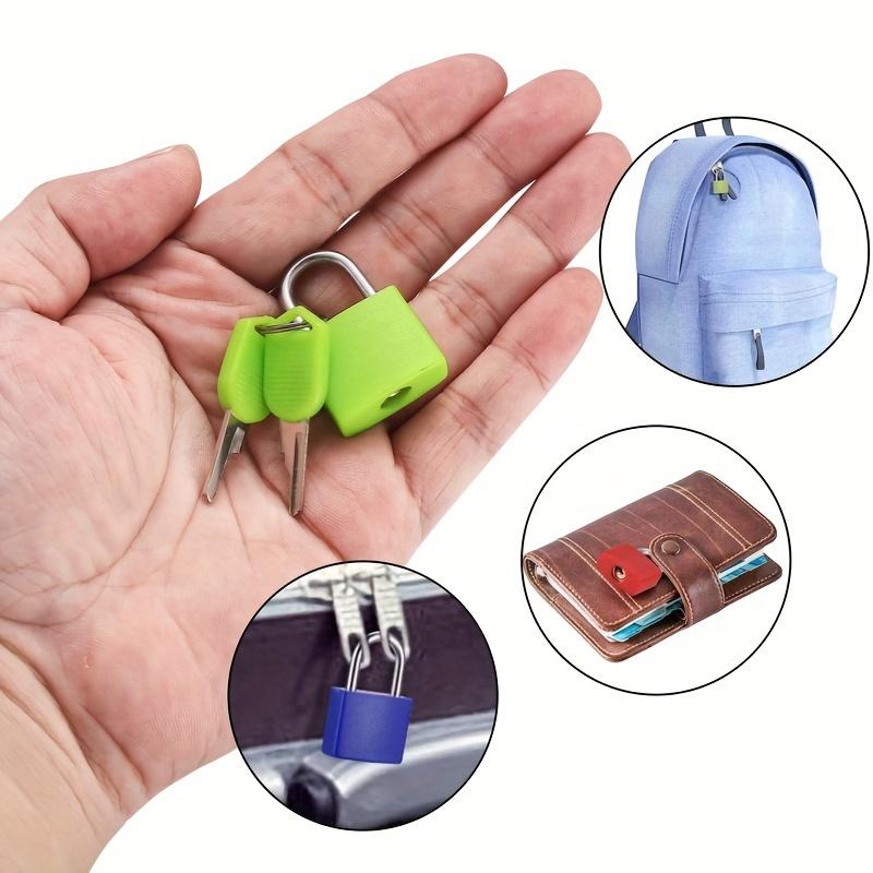 3pc/1 set luggage locks with keys, mini padlocks with keys, colorful small luggage locks for backpacks, suitcases, luggage.