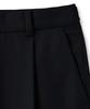 NOIRER Wool One-Tuck Relaxed Slacks (Black)
