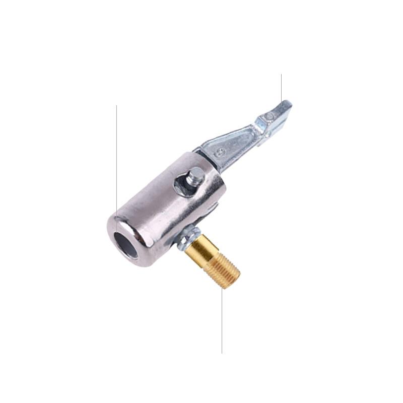 Car Tire Air Chuck Compressor Tire Inflator Tire Chuck with Barb Connector for Hose Repair  For Portable Inflatable Pump