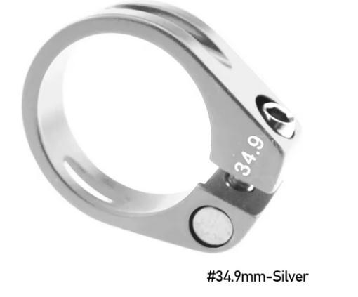 Aluminum Alloy Bicycle Seatpost Clamp Seat Tube Clamp MTB Bike Seat Tube Clip Bike Parts Bike Saddle Seat