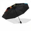 1pc Symbol of Fire Water Earth and Air in Harmony Pattern Umbrella, Fashionable, Personalized, High-Value Folding Umbrella, a Must-Have for Summe