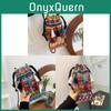 Art Ethnic Style Tassel Bag With Drawstring Closure For Casual Travel And Phone Storage