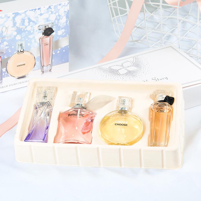 Flower Story Enchanting Perfume Set - Women's Long-lasting Light Fragrance, Ideal Gift for Students