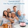 Wood Grain Ultrasonic Aroma Diffuser Lamp, 300ml Humidifier for Bedroom/Desktop