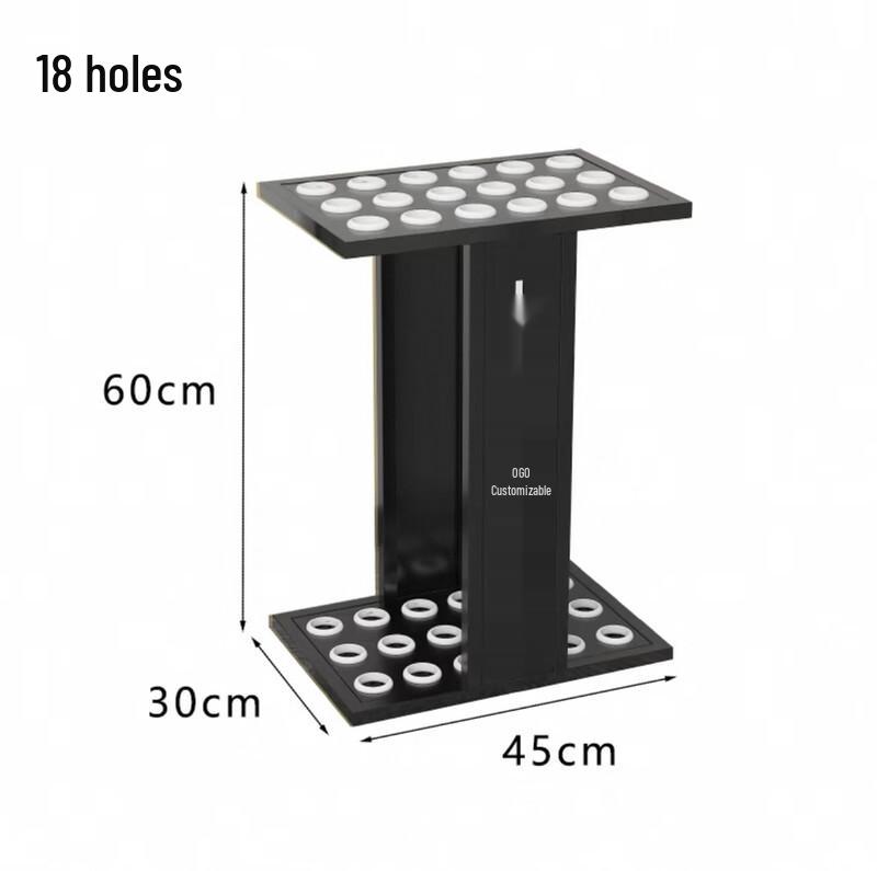 Floor-Standing Billiard Cue Rack