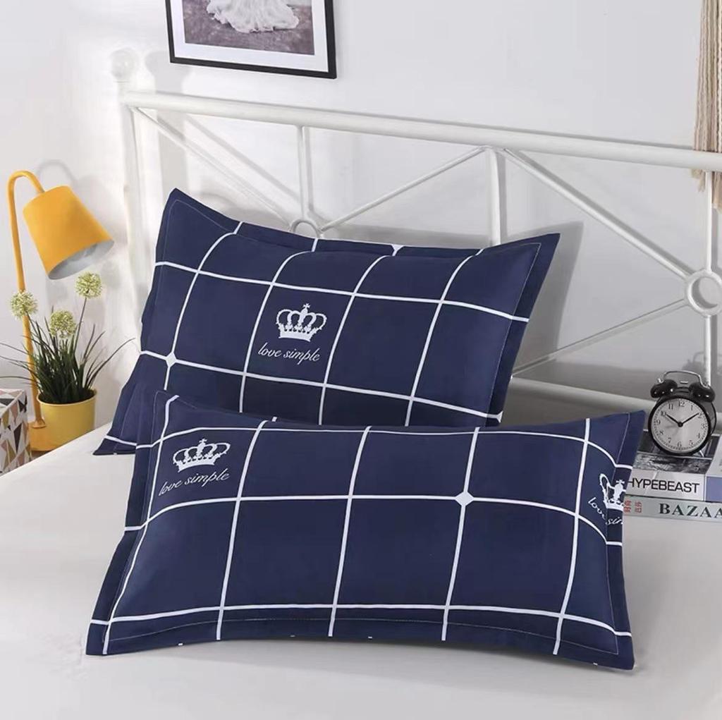 Single Adult Pillow Set with Cases - Perfect for Weddings, Home, Hotel, and Student Use