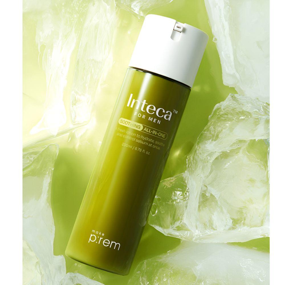 MAKE P:REM Inteca For Men Soothing All-in-One 200ml Hydrating Calming Skincare Lotion