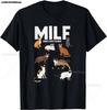 Funny MILF Man I Love Felines Cat Lovers Quote Gift Unisex TShirt
