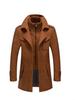 Men's Business Woolen Coat - Double Collar, Autumn/Winter Fashion Outerwear