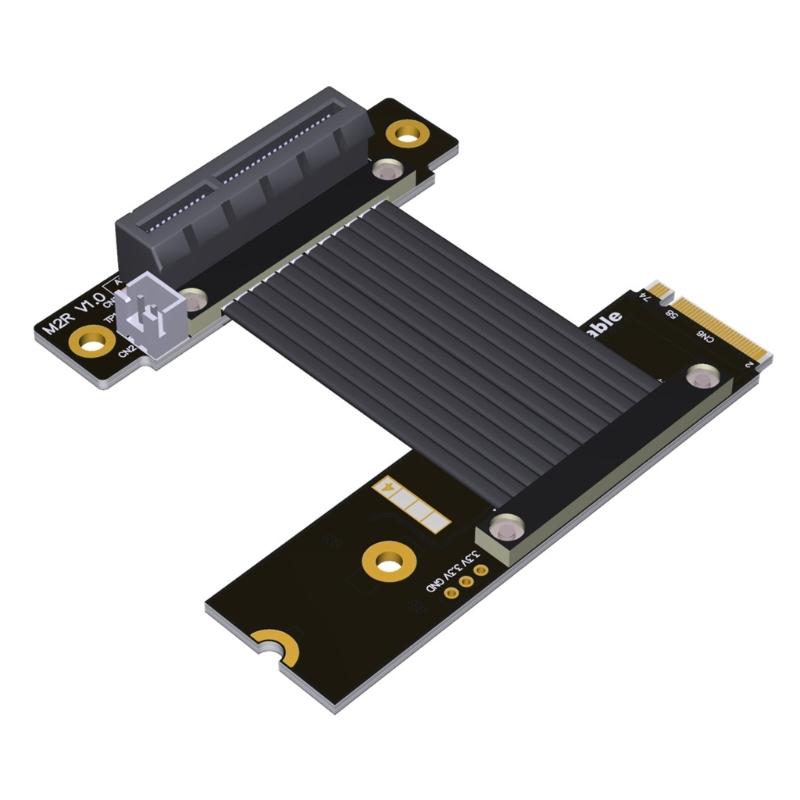 M.2 NVMe To PCIE Cable Male To Female Adapter Extender PCIE LAN Card Fast Speed Data Transfer 64Gbps