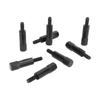 8pcs Car Valve Cover Bolt Nut Black Powder Coated Replacement for SBC Small Block 283 305 327 350 383 400 Engines