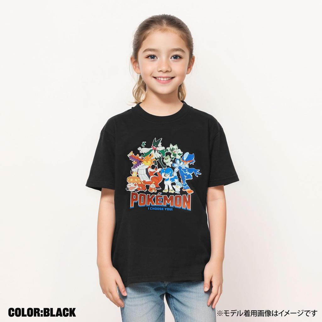 Fineplus Short Sleeve Pokemon SV Partners and Mosquito Repellent T-Shirt, Moisture-Wicking, Quick-Drying, Antibacterial, Odor-Resistant,