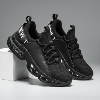 Klassische Schnürschuhe aus Mesh in großen Größen, neue Lauf-Sportschuhe, Freizeit, leicht und atmungsaktiv