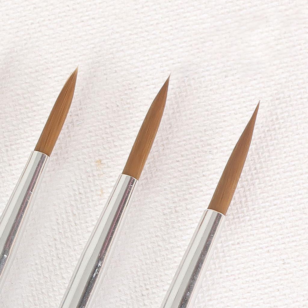 11 Parça İnce Detay Boya Fırçası Seti - Sağlam ve Hassas Minyatür Fırçalar - Warhammer 40k, Model ve Sanat Boyama için İdeal