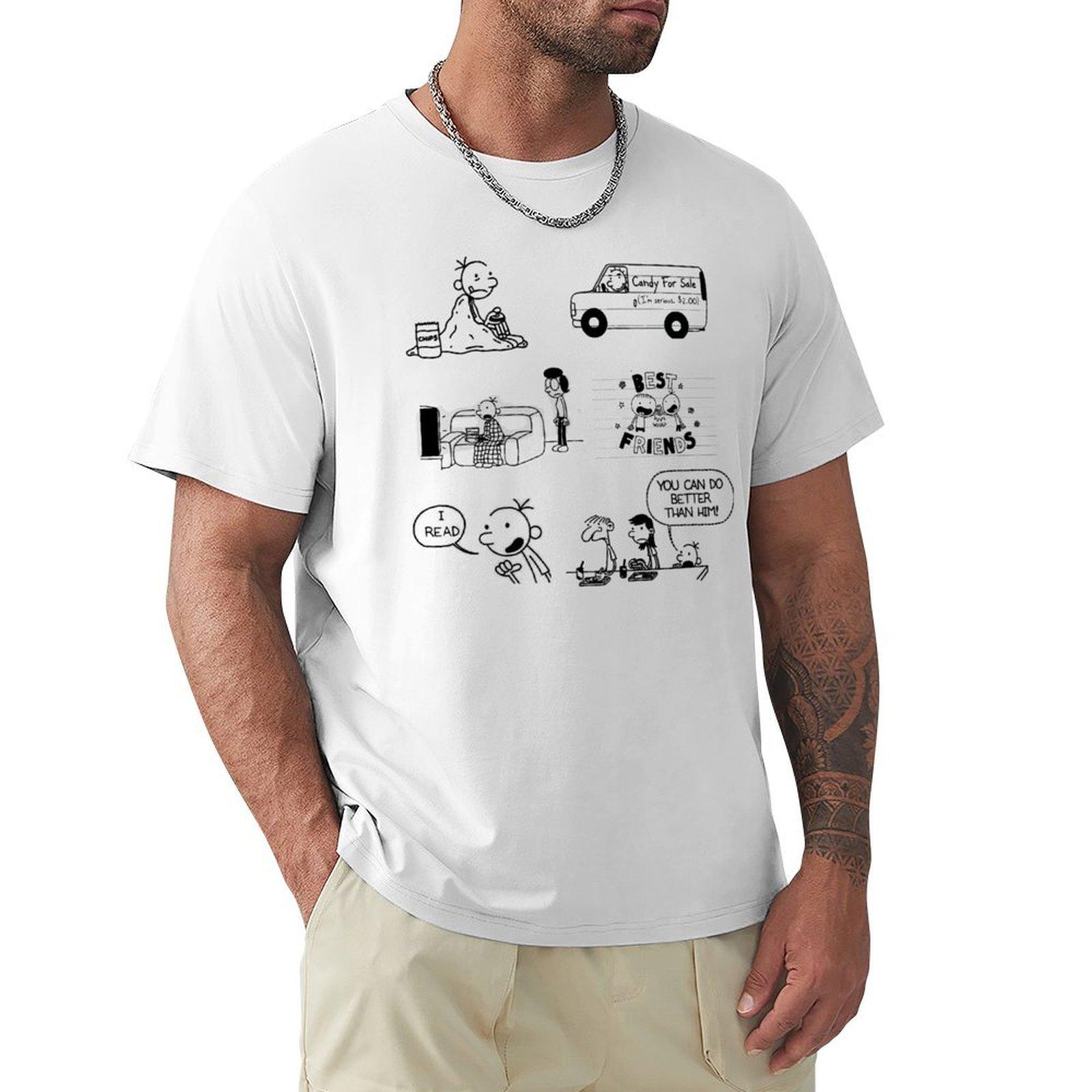 Wimpy Kid Tshirt Plus Size All Match Tee Shirt S