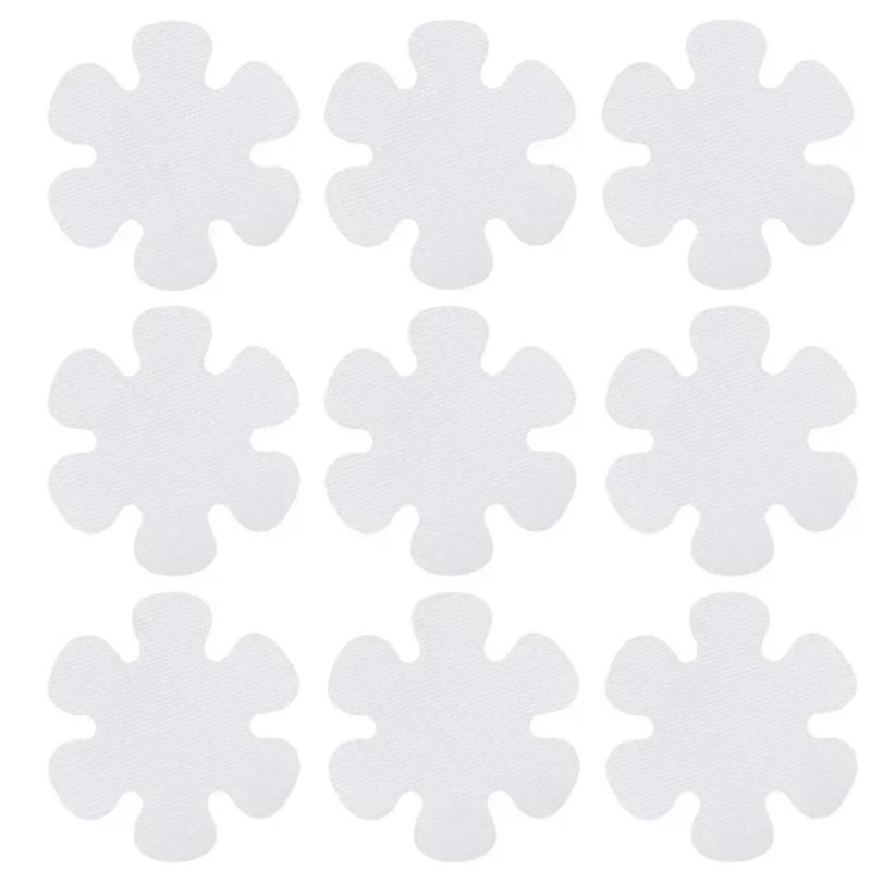 6/12/20PCS Anti Slip Bathtub Stickers Waterproof Flower Shaped Self-Adhesive Safety Shower Anti-Slip Appliques for Home Bathroom