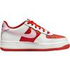 Nike Air Force 1 Anti Slip Wear Resistant Low Top Kids' Skateboarding Shoes White Red Sneakers HV5165-121