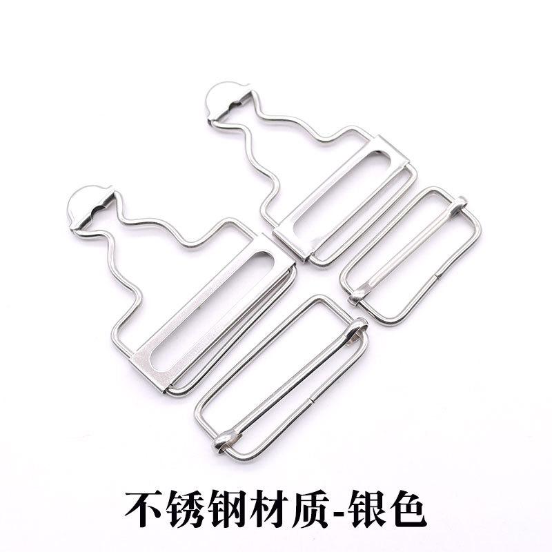 10Pcs Metal Overalls, Buttons, Gourd Buttons, Denim, Maternity Suspenders, Women'S Adjustment Buckles, Day Buckles