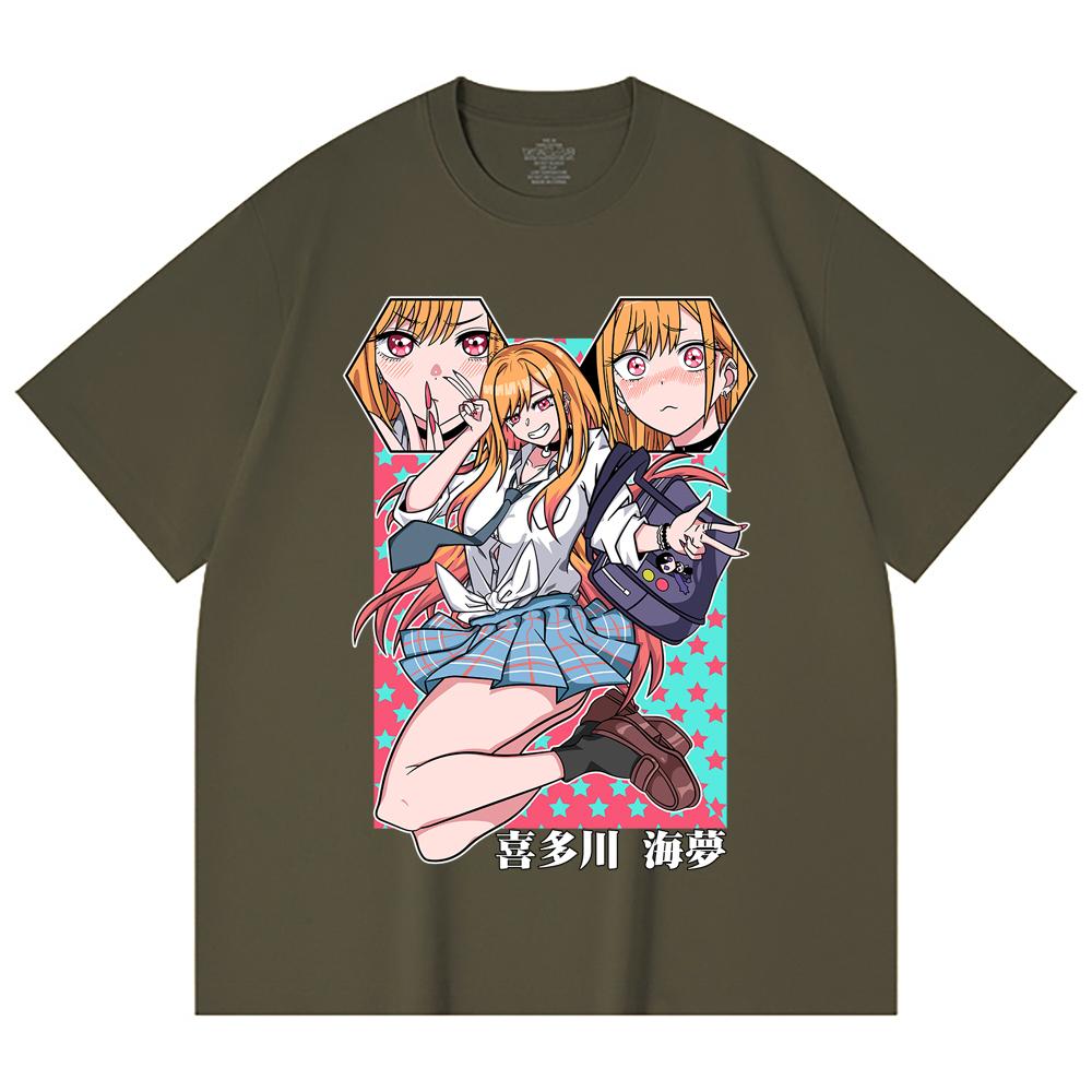 230 Gsm 100% Cotton My Dress-Up Darling V3 Marin Print Unisex Heavy Cotton T Shirt