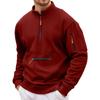 Men  Leisure  Hooded Hood  Standing Collar  Zipper  Hoodie