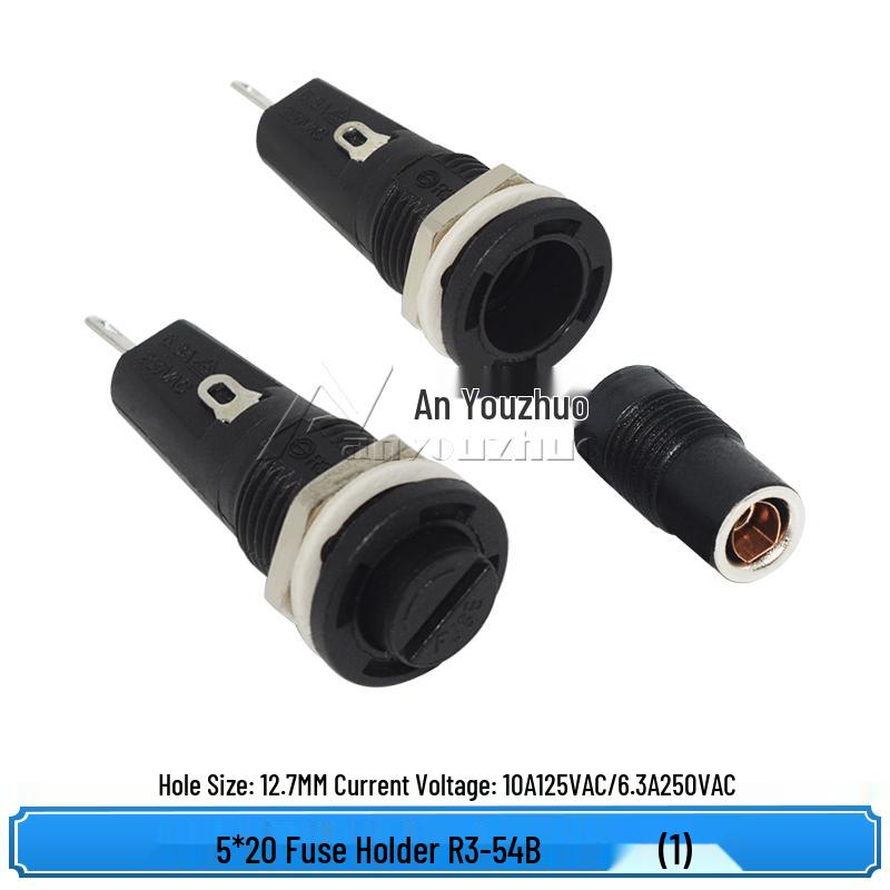 5x20mm Fuse Holder R3-11 for 12V/24V 10A 250V, PTF45/PTF50 Types
