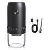 Portable Coffee Mill Coffee Grinder Rechargeable Grinding Machine Plastic Texture Suitable for Convenient Outdoor Use