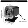 Car Heater, 120W Car Fans 2 In 1 Heating & Cooling 360 Adjustable Thermostat Fast Heating Defrost Defogger
