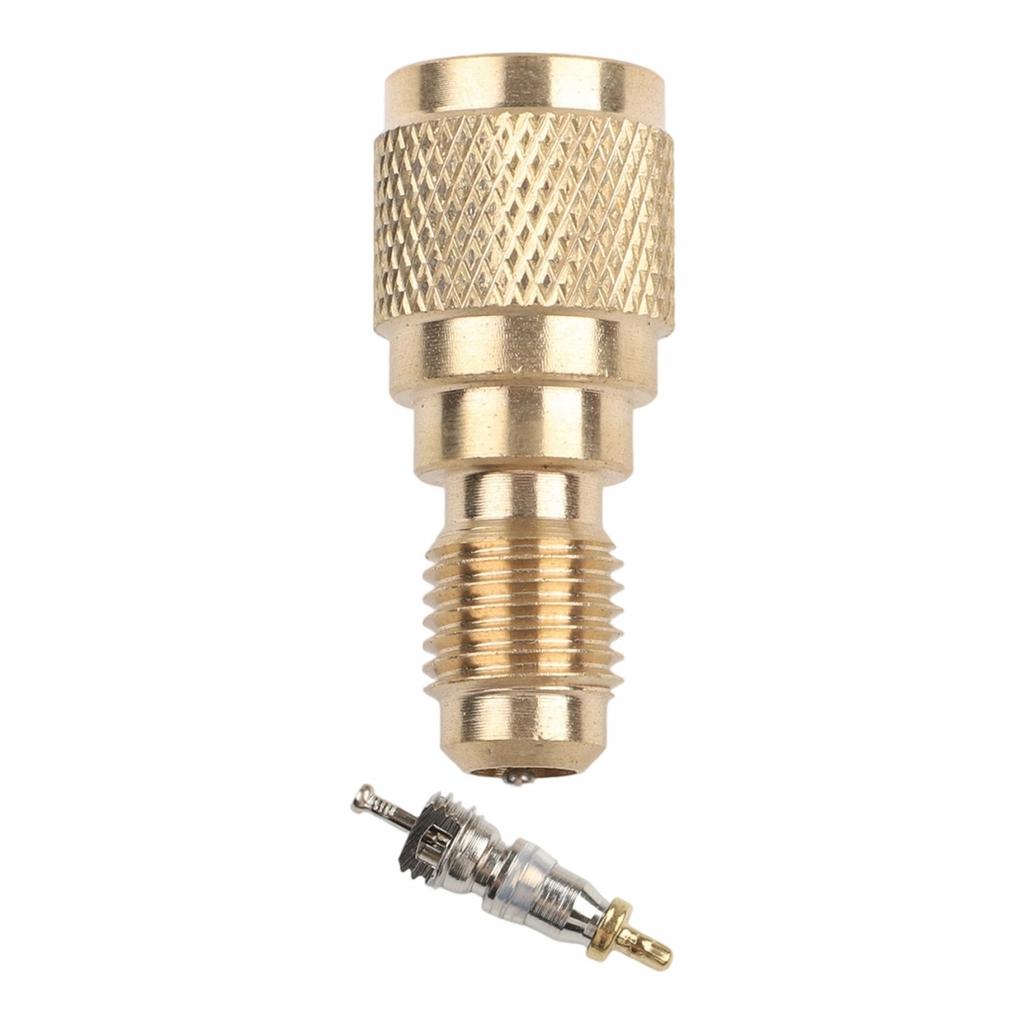 R410a Mini-Split Klimaanlage HVAC Lade-Vakuum-Adapter 1/4 auf 5/16 Messingfitting