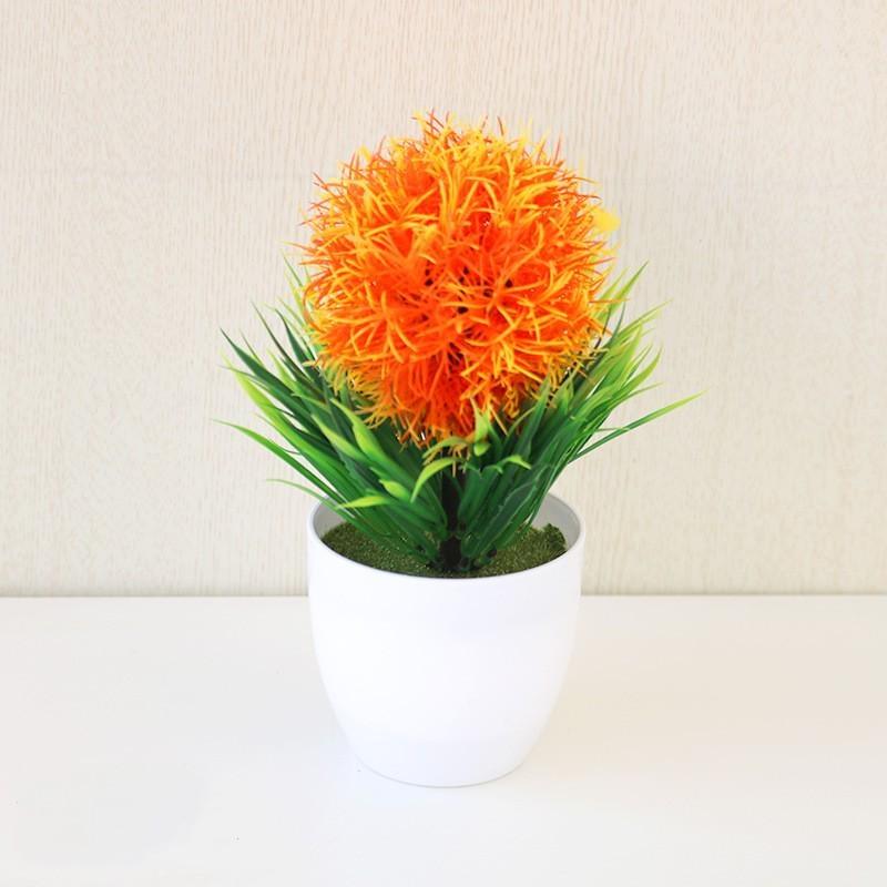 Artificial Bonsai Pot Grass Snapdragon Plant Potted Decoration Ornaments