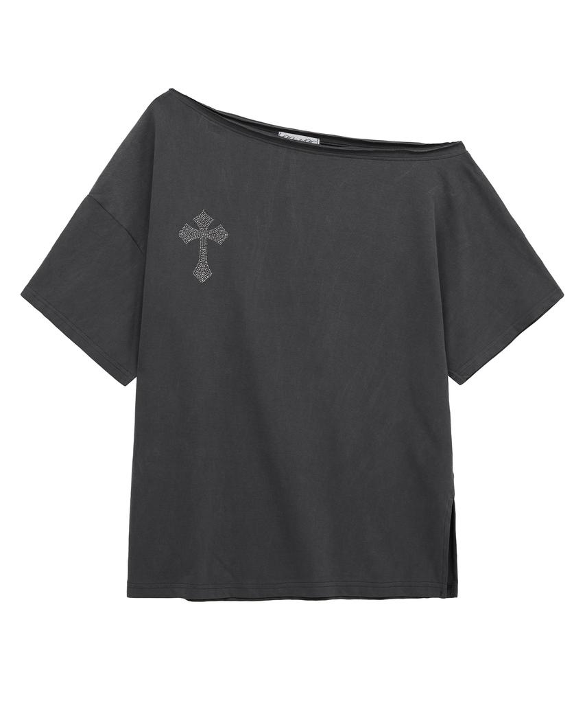 MIDNIGHT MOVE Cb Cross T (Dark Gray)