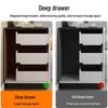 Luxury Nordic Bedside Table with Multi-Layer Shelves and Storage Drawers