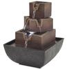 Indoor Fountain - vidaXL - LED - Polyresin - Relaxing Atmosphere - Soothing Sound