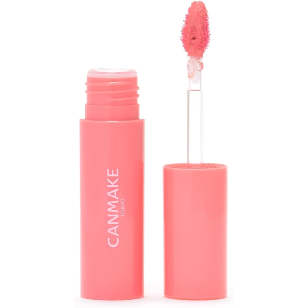 Canmake Glossy Tint Syrup 05 Lively Peach 3.1g Lip Tint Moisturizing Coral
