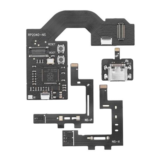 Spillkonsollkabel for Raspberry Pi2040 Chip Enkel installasjon Erstatningsdeler CPU-konsollkabel Strømledning for bryter NS/Lite/OLED