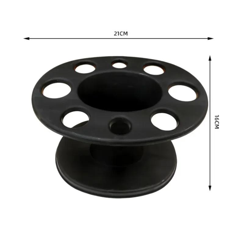 1Pcs Salon Barber Comb PP Storage Stand For Hairdressing Combs Brushes Scissors Iron Roll Organizer Rack Hair Styling Holder