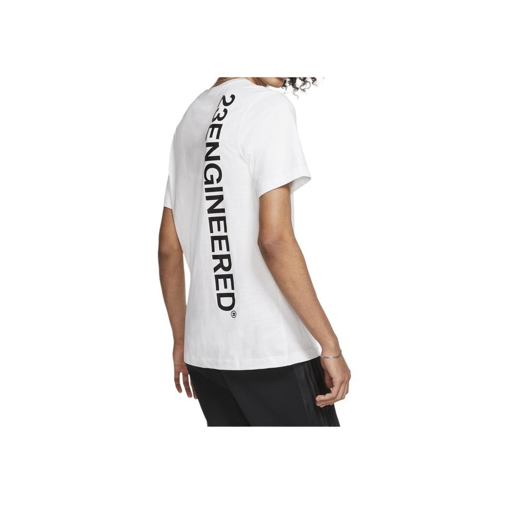 Air Jordan 23 Engineered Sport Round Neck Short Sleeve T-Shirt Men Tops White AT8818-100