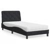 VidaXL Bed with Mattress, Upholstered Bed with Headboard Cushion, Single Bed, Adult Bedroom Interior Bed, 3208624