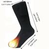 Unisex Electric Heated Socks Rechargeable Battery Power Foot Winter Warmer Socks