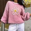 Casual Woolen Long-sleeved T-shirt Jacket Sweater for Women 2025 Autumn and Winter