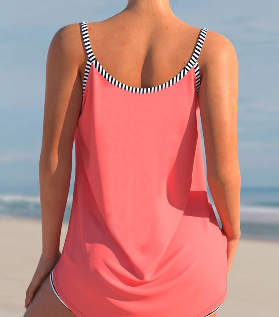 Plážové oblečení Monokiny Plavky Plavky Sexy Léto s vysokým pasem Nový design Potisk Swimdrss Dámské Dvoudílné Tankini Plavky