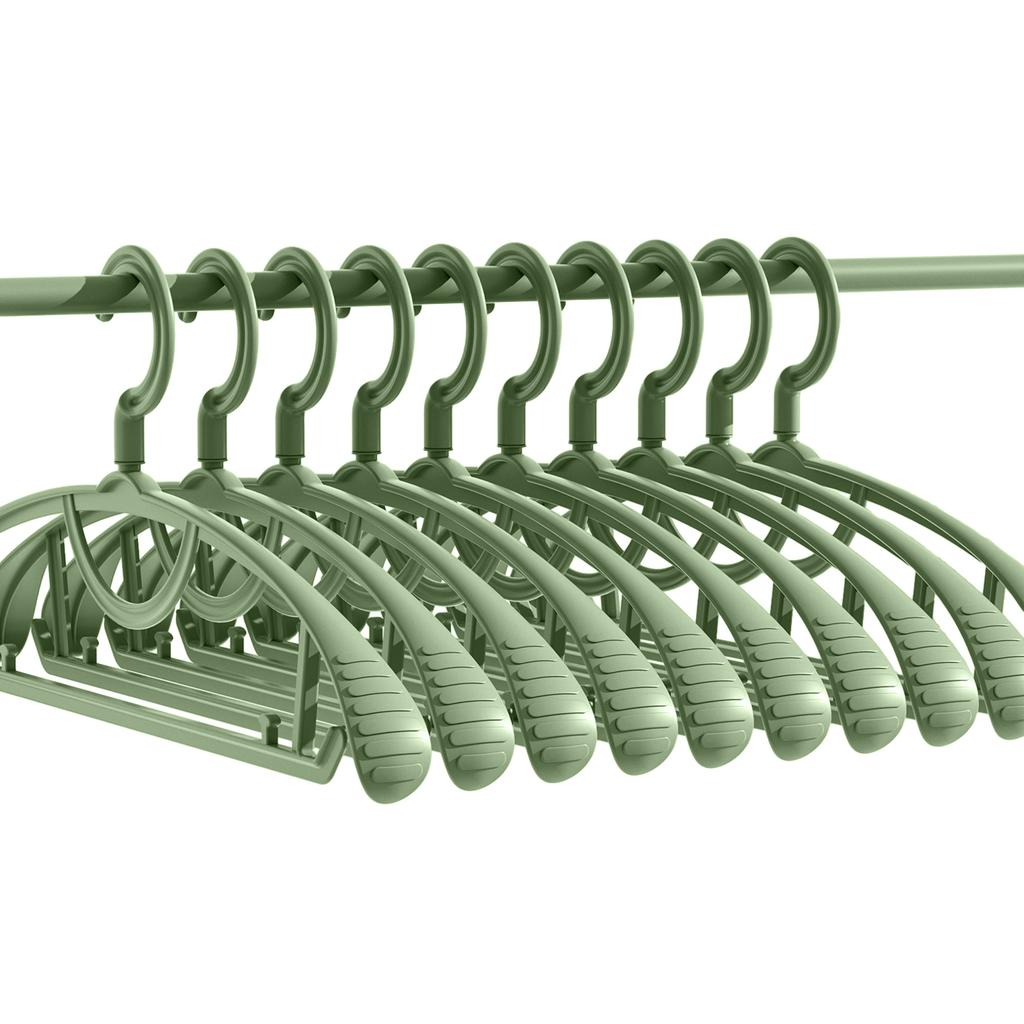 Plastic Non-Slip Clothes Hangers Durable Windproof Clothes Hanger For Home Thickening Non-Marking Wear Resistant Durable Hangers