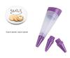 1 Set Decorative Pen 3pcs Nozzles Syringe Cylinder Silicone Pastry Cookie Icing Pen Cake Tool Cake Mold