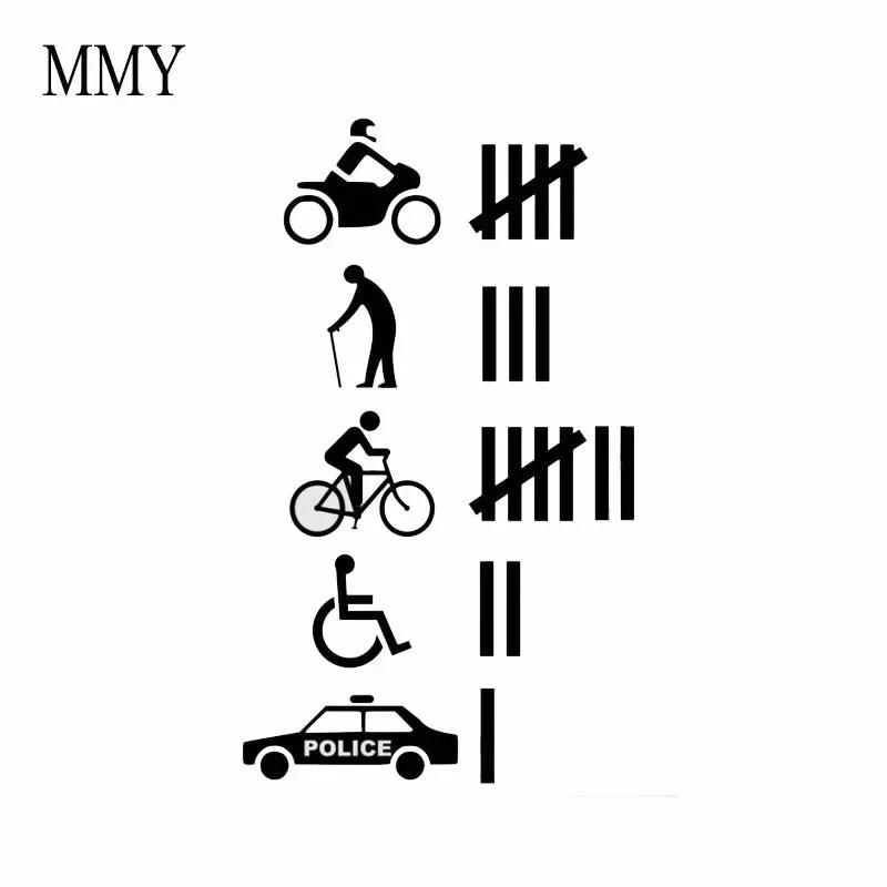9 **5.3  Funny Hit Accident Count Vinyl Sticker Decal Off Road Car Stickers красный
