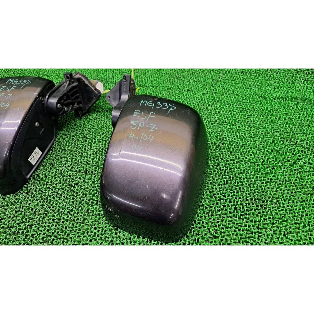 4104 Nissan Moco MG33S genuine door mirror left and right set side mirror driver side/passenger side right left 5P operation check OK ZSF
